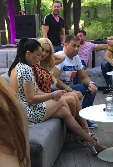 Brigitte Năstase a decis să se relaxeze într-un club de fițe din București