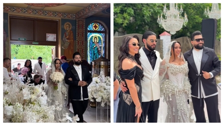Cum arată cea de-a doua rochie a nașei lui Dani Stoian și a Mihaelei. Eliada Cantea a făcut furori la petrecerea de nuntă!
