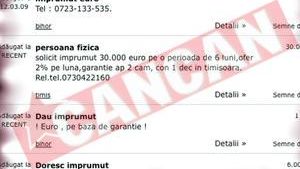 Cer imprumuturi prin mica publicitate