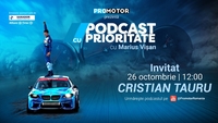 Cristian Tauru: „Nu mă opresc până nu ajung la Drift Masters”. Cel mai tânăr campion național de drift, invitat la „Podcast cu Prioritate” #115 by ProMotor