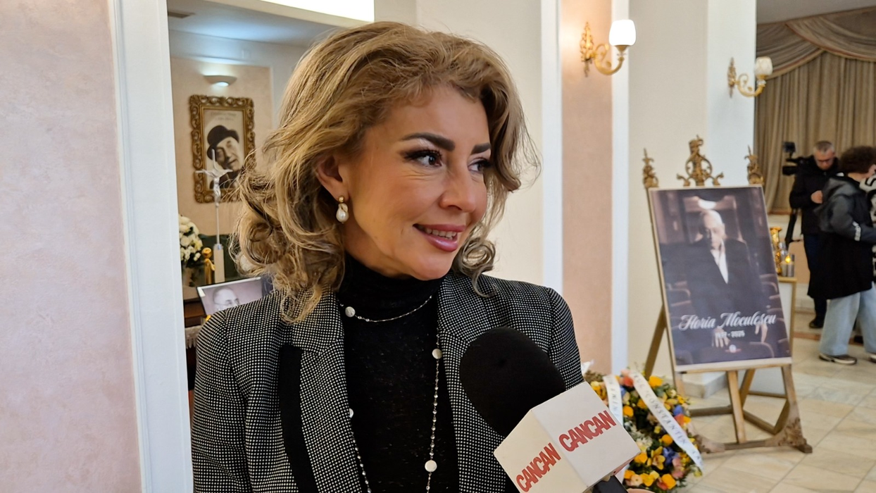 Alexandra Velniciuc, declarații sfâșietoare de la priveghiul lui Horia Moculescu