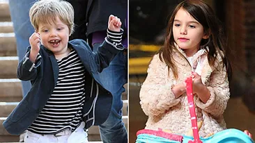 Ciudateniile copiilor de vedete - Shiloh Jolie-Pitt se joaca cu tarantule moarte si isi doreste sa fie baiat, iar Suri Cruise are un dormitor separat pentru prietenii imaginari!