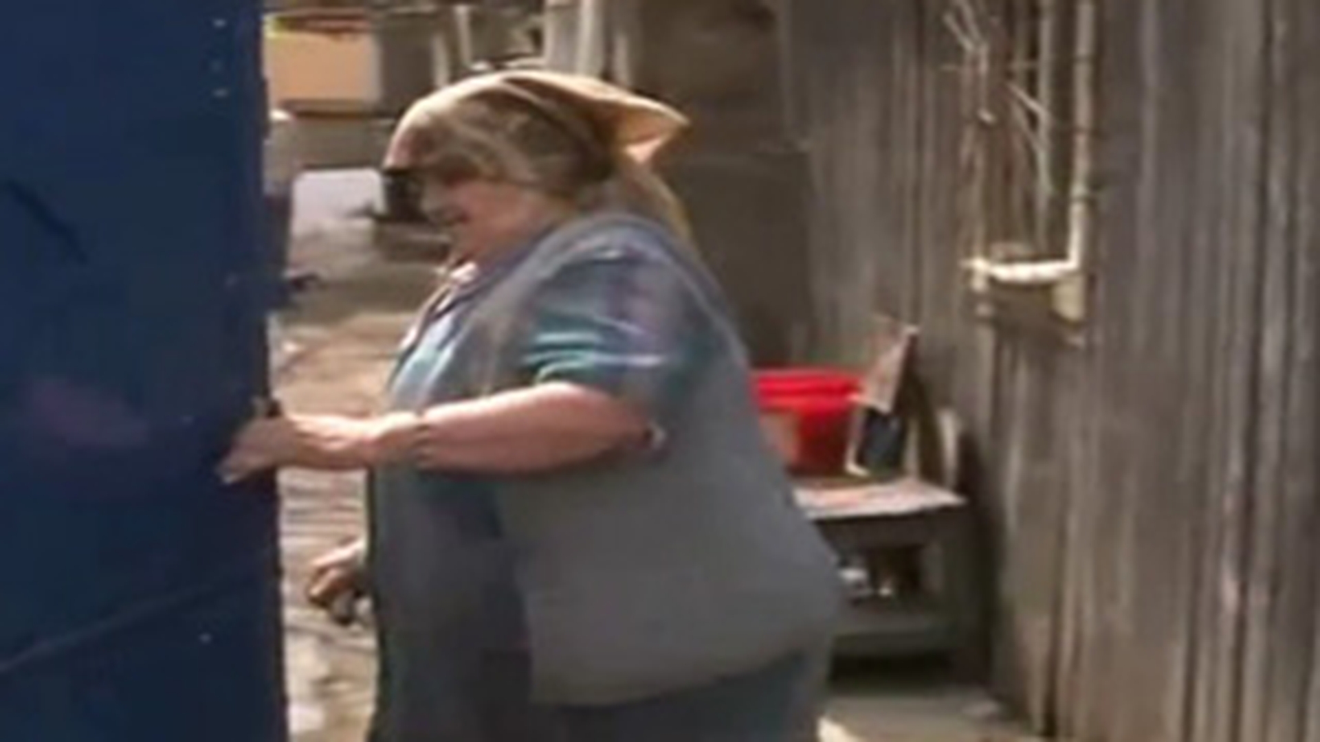 VIDEO DEMENTIAL! O batranica injura artistic: "P**e crestem aici! Lasa-ma-n p**a si nu ma mai filma!" - Vezi motivul halucinant pentru care face praf un reporter!
