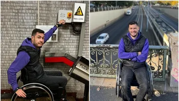 Experiența lui George Baltă, fostul rugbyst care a paralizat de la piept în jos, în urma unui meci. Ce a pățit când a plecat din Piața Victoriei spre casă, în scaunul cu rotile