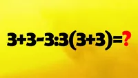 TEST IQ | Ești mai deștept decât un elev de clasa a cincea? Cât face 3+3-3:3(3+3)?