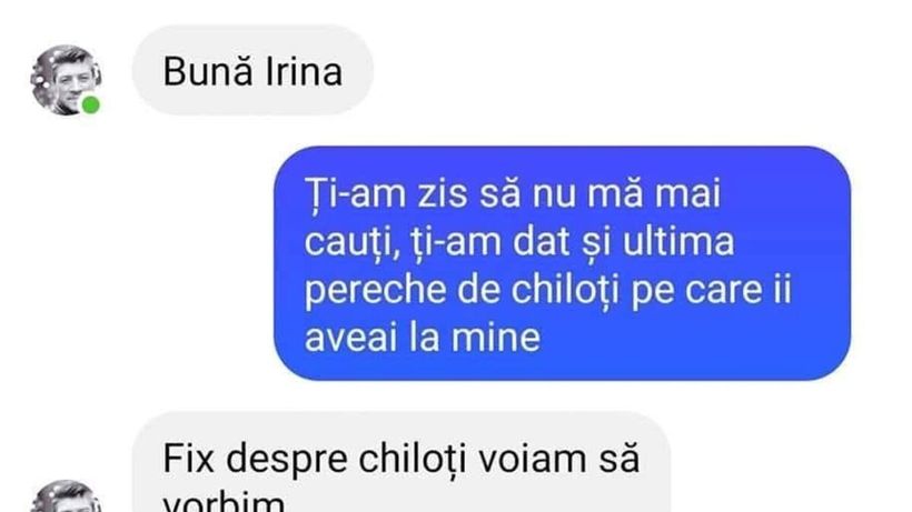 BANC | „Ți-am zis să nu mă mai cauți”