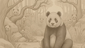 Test de perspicacitate | Câți ursuleți panda sunt, în total, în această poză?