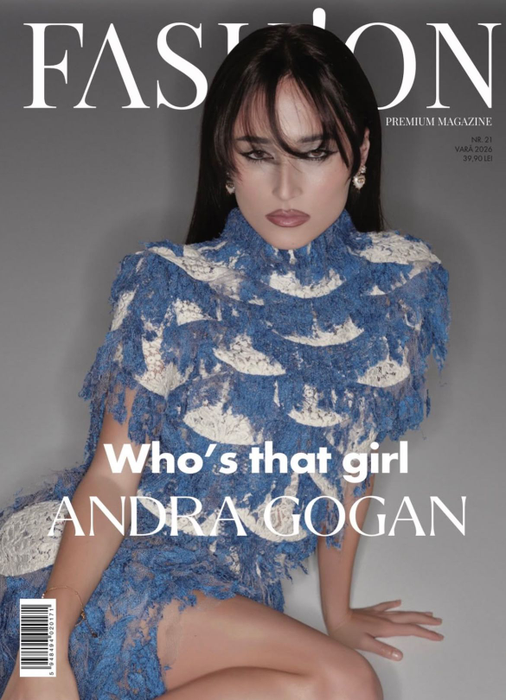 Coperta revistei în care a pozat Andra Gogan