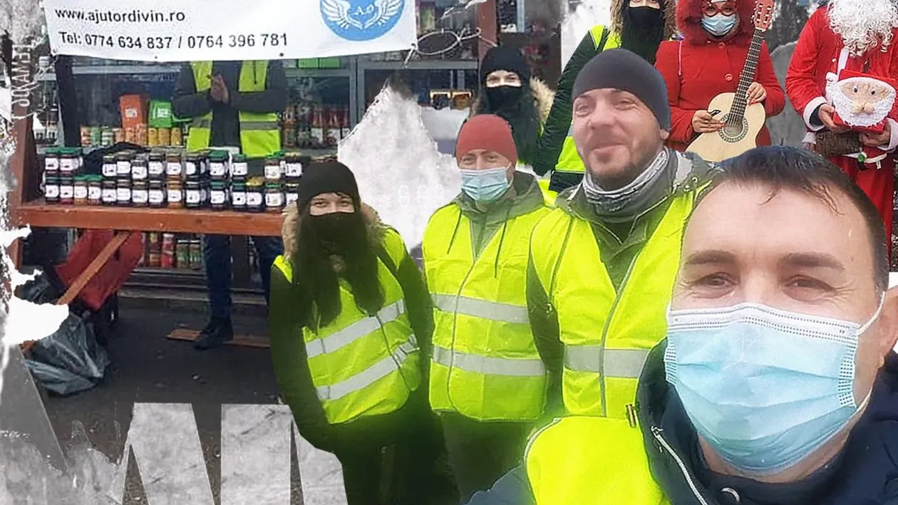 Ei sunt inimoșii care vând zacuscă și dulceață în centrul Craiovei ca să strângă bani pentru familiile nevoiașe