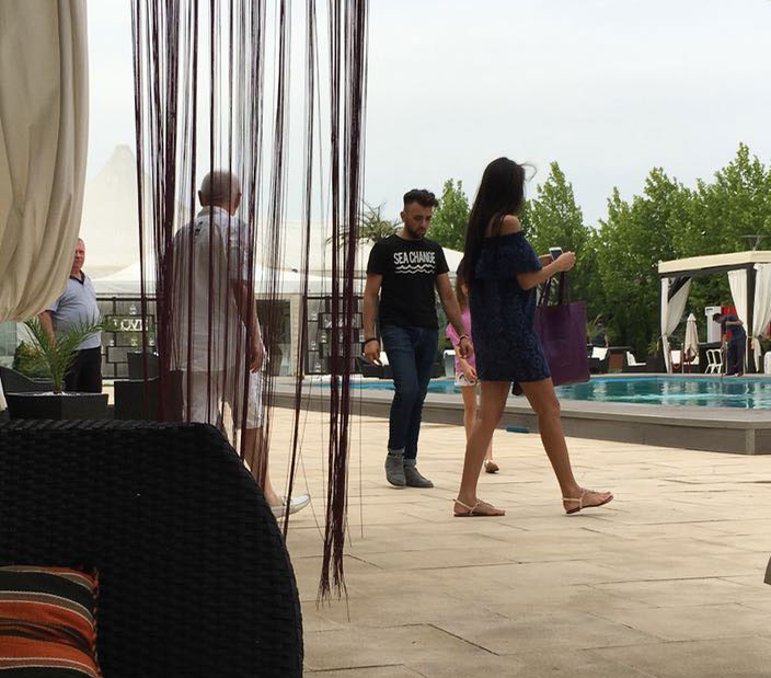 Irinel Columbeanu, Oana Cojocaru și Irinuca au fost împreună la piscină