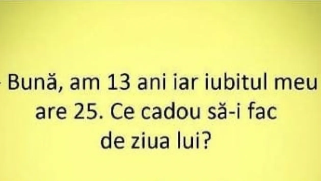 BANCUL ZILEI | Iubitul și cadoul perfect