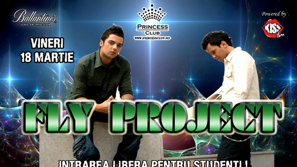 Fly Project canta live, in premiera, cel mai nou hit al sau, in club Princess!