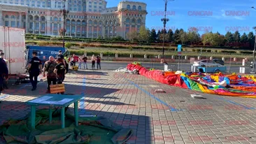 Incident dramatic la Oktoberfest, în Bucuresti. 3 copii au fost răniti după ce un tobogan s-a răsturnat