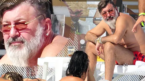 Excentricul domn Dan (54 de ani) a făcut furori la Mamaia cu noul look: cercel în ureche + barbă de hipster