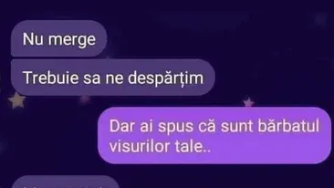 Bancul începutului de săptămână | Nu merge, trebuie să ne despărțim!