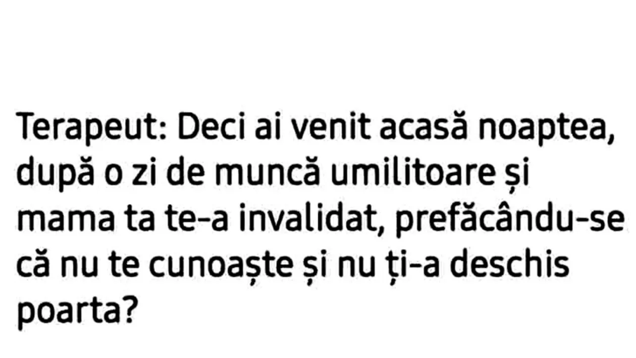 BANCUL ZILEI | La terapeut