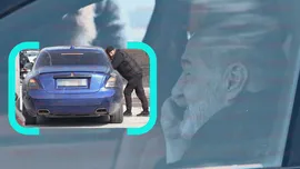 Latifundiarul din Pipera, „ședință” pe șantierul de 10 mil. €. Gigi Becali nu are timp de relax!