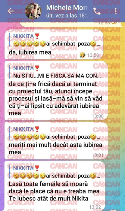 EXCLUSIV | Avem mesajele lui Michele Morrone către Nikita. Iubire și pasiune totală între vedeta din „365 de zile” și femeia din România