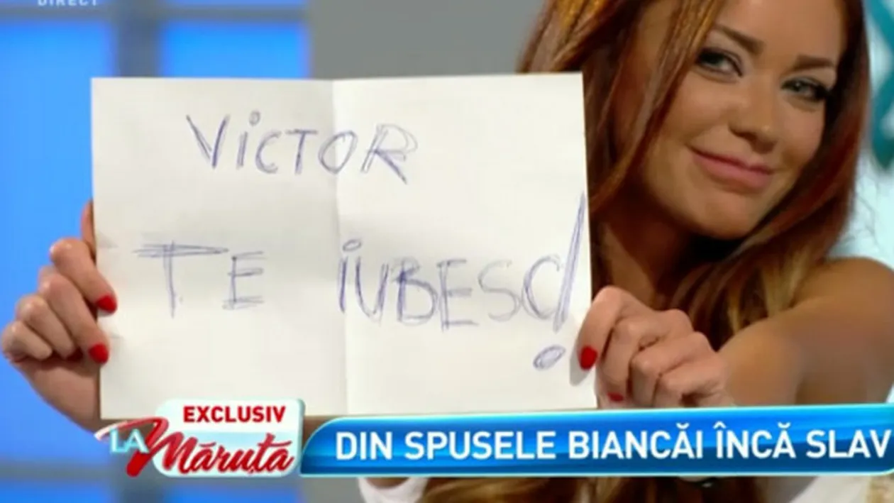 Ii va frange inima! Raspunsul lui Victor Slav la mesajul cu Te iubesc transmis de Bianca!
