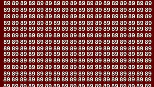 Iluzia optică a devenit virală | Doar cei mai ageri la minte vor descoperi numărul 98 în doar 5 secunde