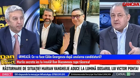 Marian Vanghelie îi declară război lui Victor Ponta: „O maimuță” | Dan Diaconescu Direct