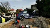 Trei accidente grave într-o singură oră, în Dâmbovița. Un copil de trei ani a ajuns la spital