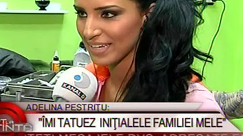 VIDEO Adelina Pestritu si-a facut cel de-al saselea tatuaj! Vezi aici ce inseamna noua achizitie