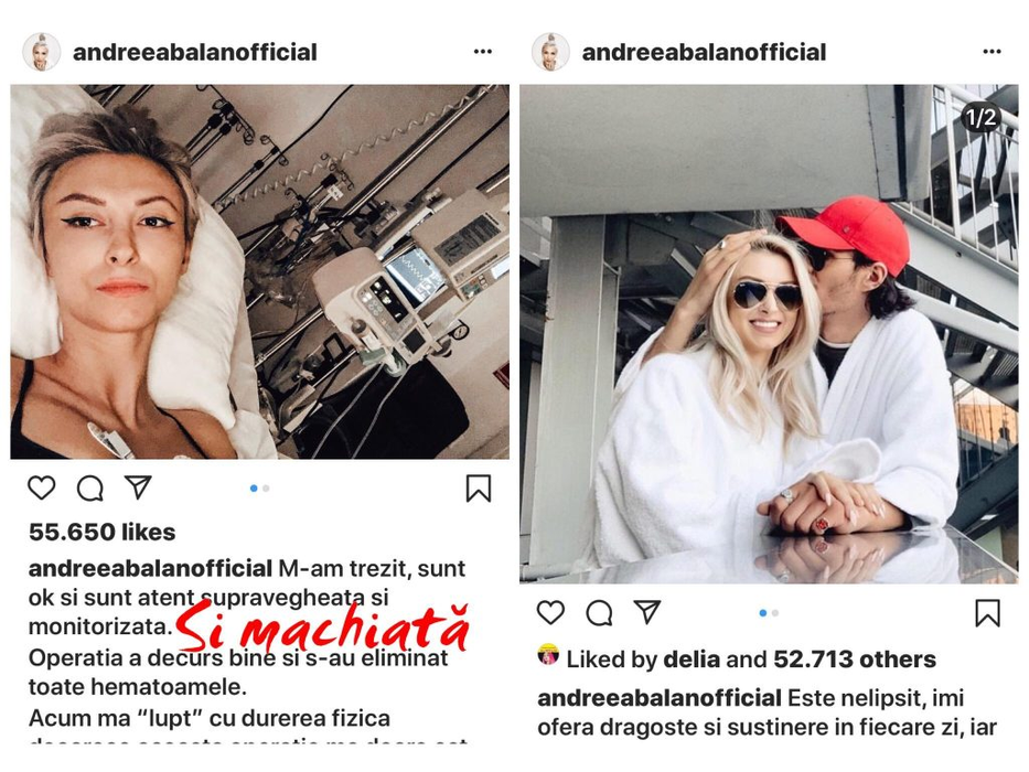Iulia Albu a criticat-o acid pe Andreea Bălan: “Extrem de photoshop-ată. Toată lumea te întreabă ce «aere» (îți) dai!”
