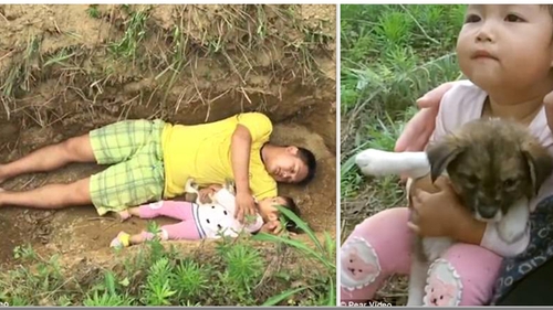 Bărbatul din China care i-a săpat mormântul fiicei sale! O duce acolo în fiecare zi. Care este motivul său VIDEO