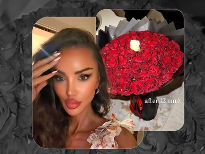 Bianca Drăgușanu, răsfățată cu buchete uriașe de trandafiri după despărțirea de Gabi Bădălău. Ce scria în bilețelul misterios