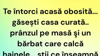 Bancul de weekend | Te întorci acasă obosită…