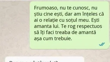 BANCUL ZILEI | Frumoaso, am înțeles că ești amanta soțului meu