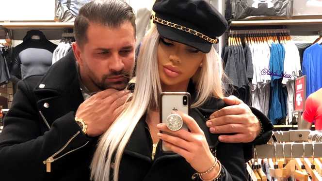 Bianca Drăgușanu, alături de iubitul ei, Alex Bodi