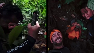 A scris istorie în botanica umanității și a plâns ca un copil! După 13 ani de căutări, a găsit în junglă o floare unică de Rafflesia hasseltii