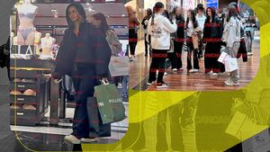 Iuliana Beregoi a încercat să se ascundă, însă fără succes. Zeci de fani au luat-o cu asalt la mall