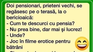 BANC | Doi pensionari, prieteni vechi, se regăsesc pe o terasă
