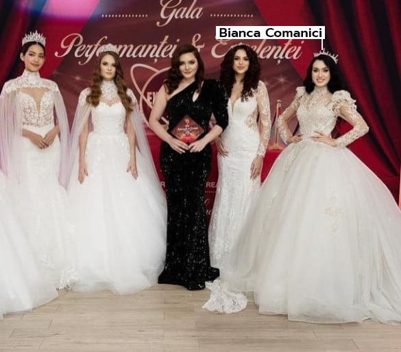 Bianca Comanici a participat la o prezentare de modă de rochii de mireasă / (sursă: Instagram)
