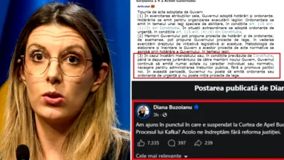 Dezinformare de la vârful Guvernului. Ministra Diana Buzoianu susține că judecătorii au suspendat un comunicat de presă. Decizia Tribunalului o contrazice