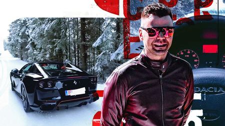 "Prințișorul imobiliarelor din Cluj" a dat Ferrari-ul 812 GTS Spider pe un Logan