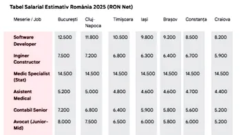Câștigi prea puțin? Ce salariu ar trebui să ai, de fapt, în funcție de job și de orașul în care locuiești. Tabel complet pentru România