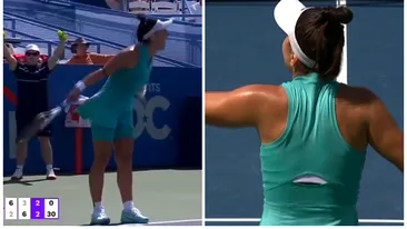 Bianca Andreescu și-a ieșit din minți și a început să urle la un spectator. Moment cum rar se vede la un meci de tenis
