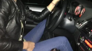 Madalina Pamfile risca puscaria! Desi a negat, s-a urcat la volan fara permis si si-a facut masina praf