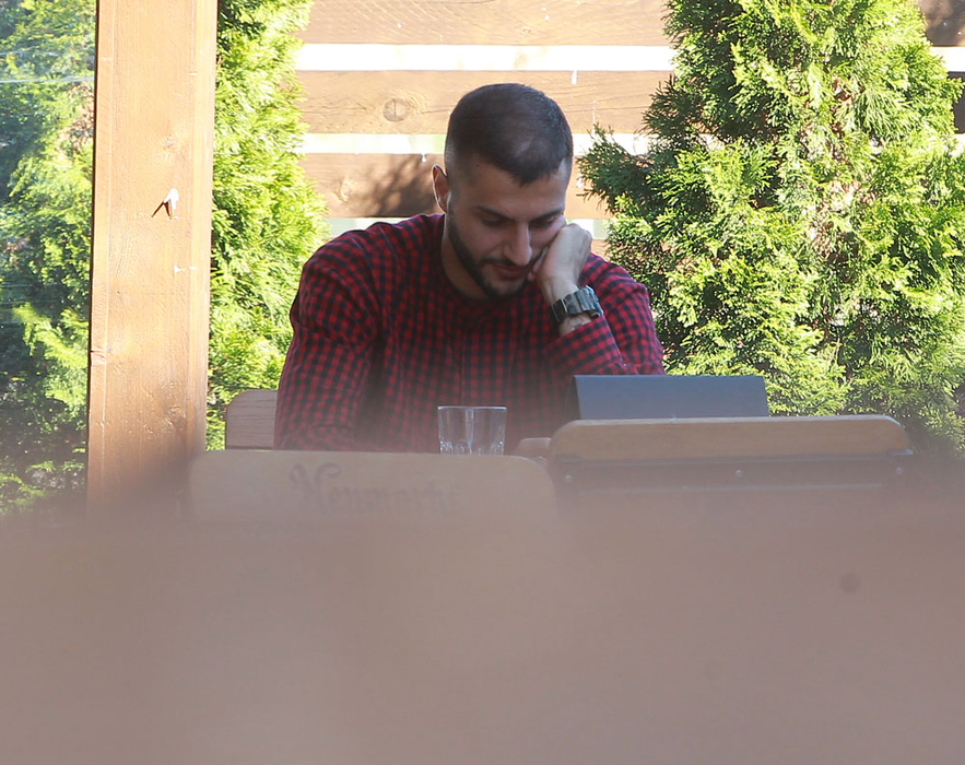 Mattia Montini a luat masa la un restaurant aflat foarte aproape de blocul unde locuiește