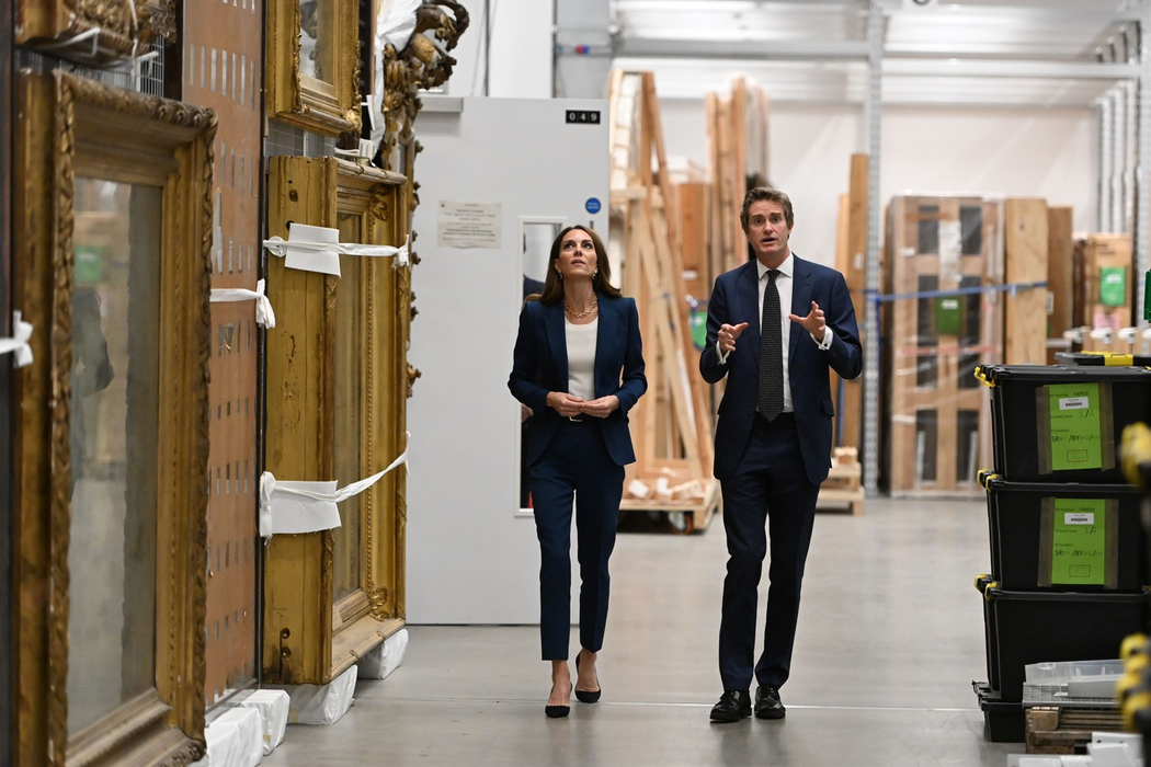 Prințesa de Wales vizitează V&A East Storehouse, o destinație culturală nouă în estul Londrei. Foto: Profimedia