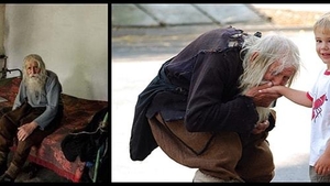 Are 101 ani, cerşeşte şi donează orfelinatelor tot ce primeşte! Unde trăieşte bătrânul cerşetor