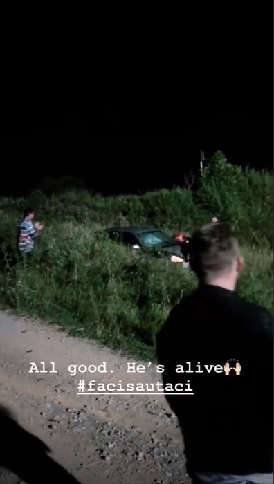 Codin Maticiuc a evitat un accident violent în ultimul moment în timp ce era cu Monica Bîrlădeanu! Actrița a filmat scenele îngrozită: “Ce se întâmplă!?!”