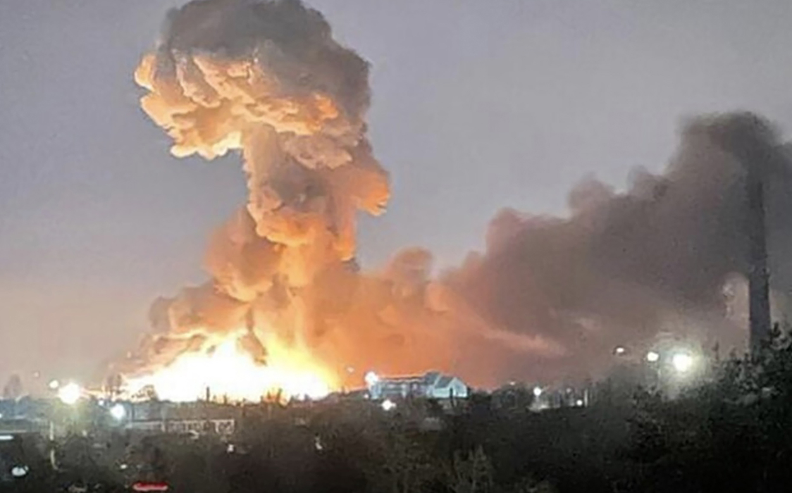 24 februarie 2022. Rusia  atacă Ucraina. Explozie la Kiev, (Sursa foto: profimedia.ro)