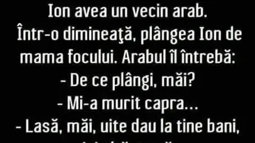 BANCUL ZILEI | Ion și capra vecinului arab