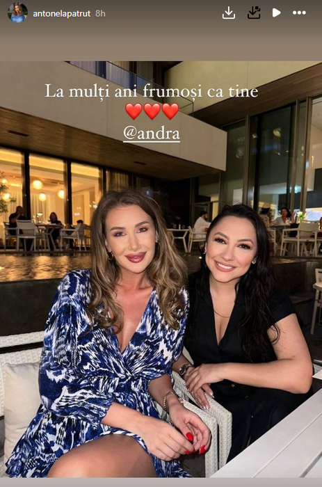 Antonela Pătruț, mesaj pentru Andra /Foto: Instagram