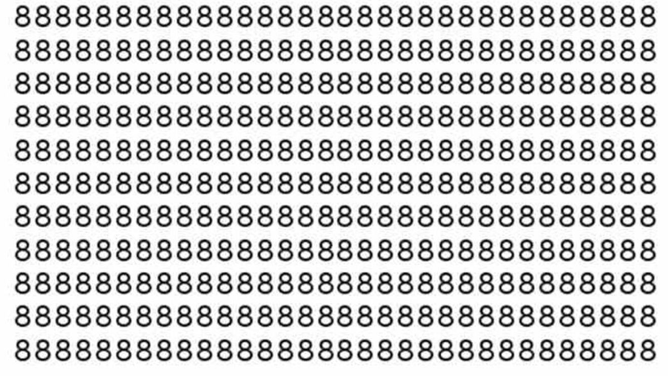 Iluzie optică virală | Ești un geniu dacă găsești cifra 6 în maximum 12 secunde